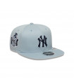 Gorra 9Fifty MLB  New York Yankees Ws Patch Pastel Blue