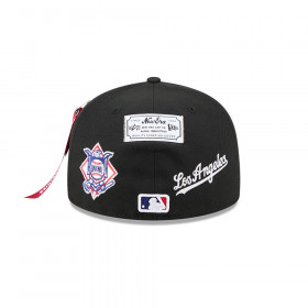 Gorra 59Fifty MLB Los Angeles Dodgers Alpha Industries Negro
