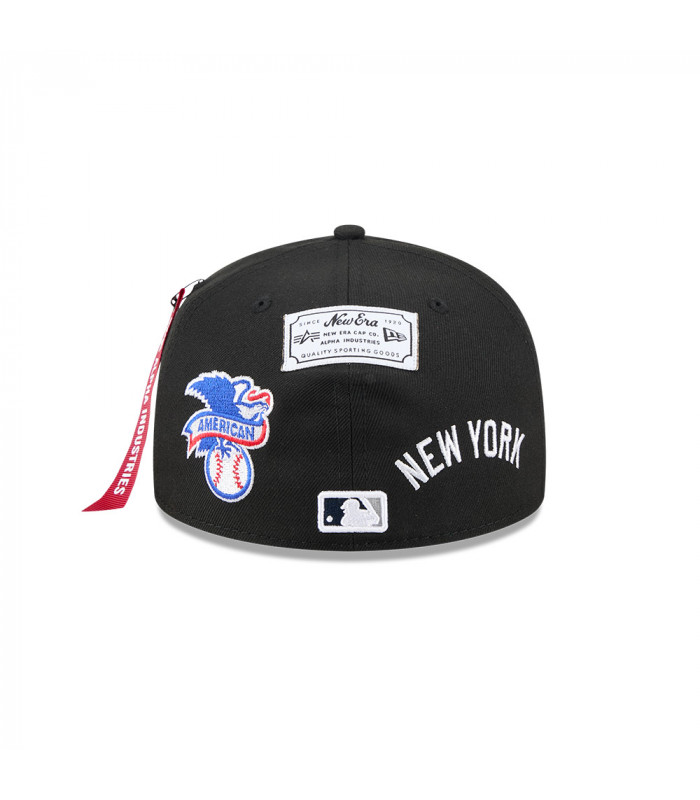 Gorra 59Fifty MLB New York Yankees Alpha Industries Negro