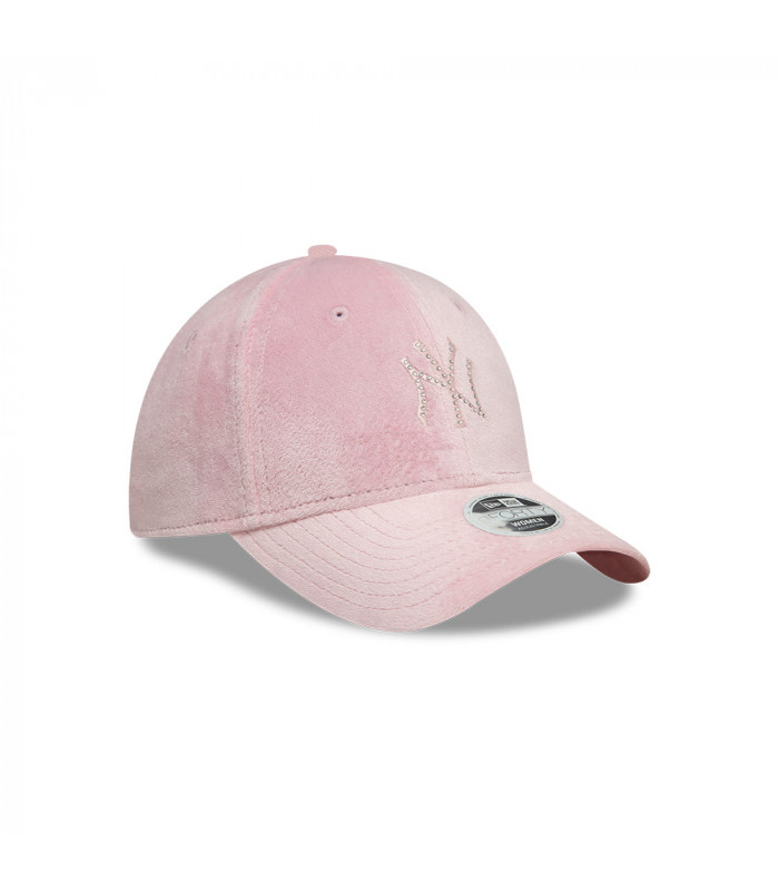 Gorra 9Forty MLB New York Yankees Diamante Velour Rosa