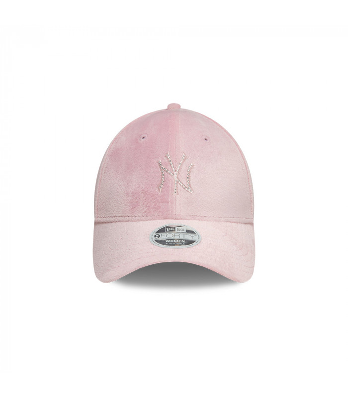 Gorra 9Forty MLB New York Yankees Diamante Velour Rosa