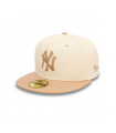 Gorra 59Fifty MLB New York Yankees Color Block Beige
