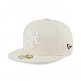 Gorra 59Fifty MLB  New York Mets Coconut Open White