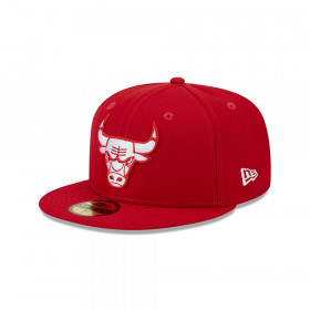 Gorra 59Fifty NBA Chicago Bulls Evergreen Rojo
