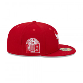 Gorra 59Fifty NBA Chicago Bulls Evergreen Rojo