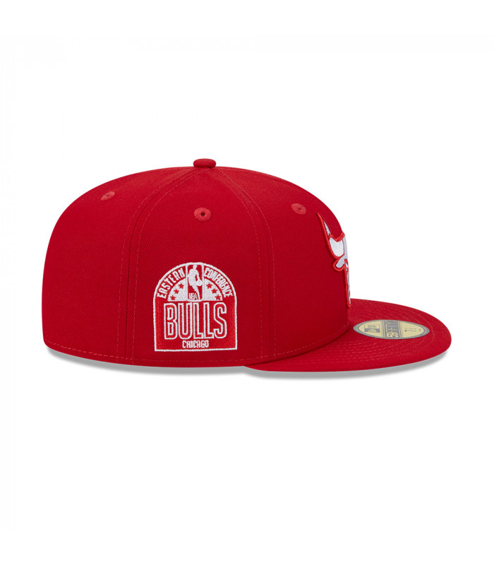 Gorra 59Fifty NBA Chicago Bulls Evergreen Rojo