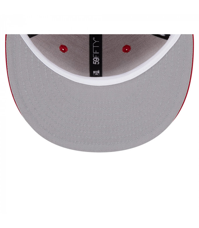 Gorra 59Fifty NBA Chicago Bulls Evergreen Rojo