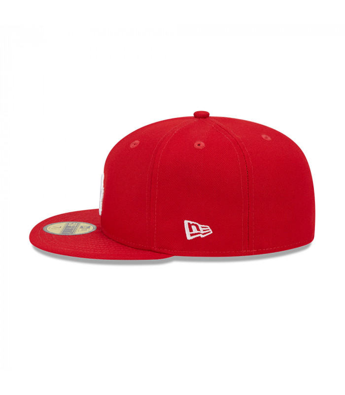 Gorra 59Fifty MLB Los Angeles Dodgers Evergreen Rojo