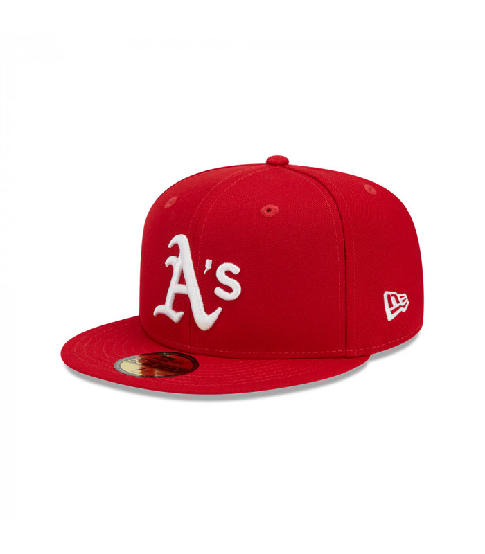 Gorra 59Fifty MLB Oakland Athletics Evergreen Rojo