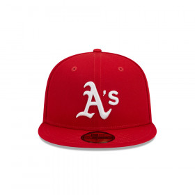 Gorra 59Fifty MLB Oakland Athletics Evergreen Rojo