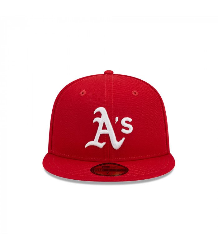 Gorra 59Fifty MLB Oakland Athletics Evergreen Rojo