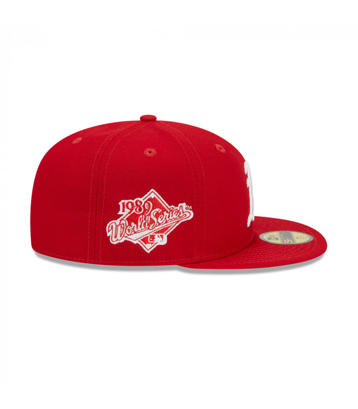 Gorra 59Fifty MLB Oakland Athletics Evergreen Rojo
