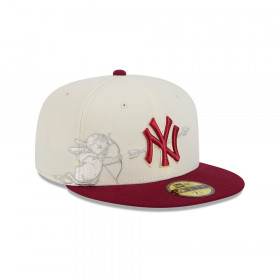 Gorra 59Fifty MLB New York Yankees NA Ecom Customs Blanco