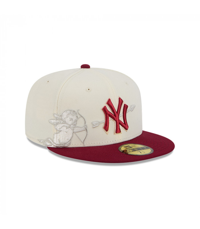 Gorra 59Fifty MLB New York Yankees NA Ecom Customs Blanco