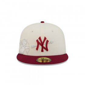 Gorra 59Fifty MLB New York Yankees NA Ecom Customs Blanco