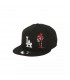 Gorra Los Angeles Dodgers MLB 9Fifty Black and Pink Patch Negro