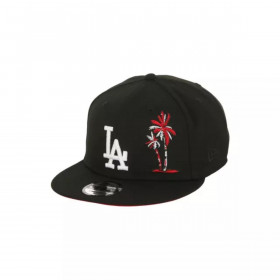 Gorra Los Angeles Dodgers MLB 9Fifty Black and Pink Patch Negro