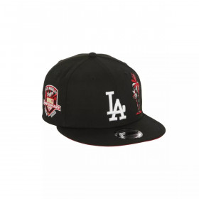 Gorra Los Angeles Dodgers MLB 9Fifty Black and Pink Patch Negro