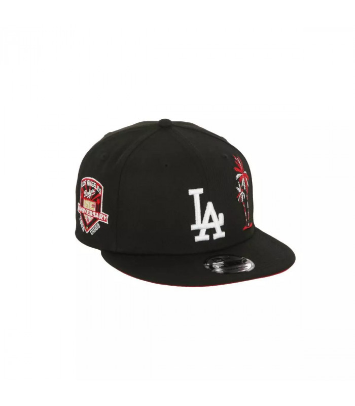 Gorra Los Angeles Dodgers MLB 9Fifty Black and Pink Patch Negro