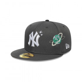 Gorra 59Fifty MLB New York Yankees Planet Icon Gris
