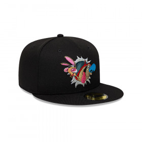 Gorra 59Fifty Paramount Ren And Stimpy Ren And Stimpy Negro