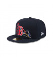 Gorra 59Fifty MLB  Boston Red Sox State Stitch Navy