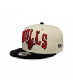 Gorra 9Fifty NBA  Chicago Bulls Cord Visor Light Beige