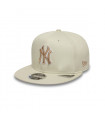 Gorra 9Fifty MLB  New York Yankees Ws Patch Light Beige