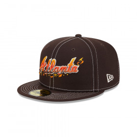 Gorra 59Fifty MLB Atlanta Braves Marrón