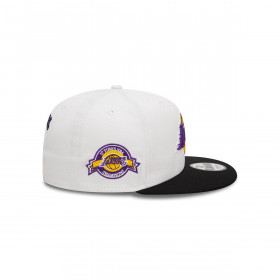 Gorra 9Fifty NBA Los Angeles Lakers White Crown Black