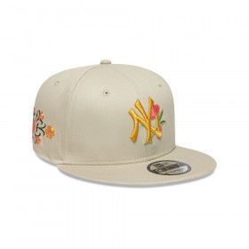 Gorra 9Fifty MLB  New York Yankees Floral Light Beige