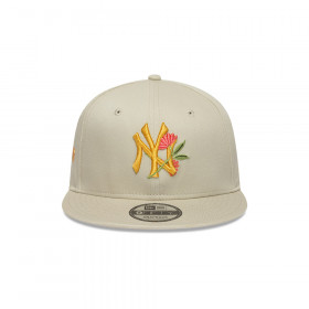 Gorra 9Fifty MLB  New York Yankees Floral Light Beige