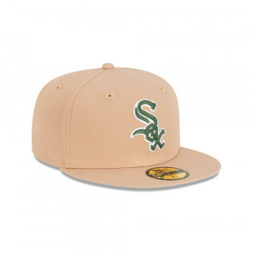 Gorra 59Fifty MLB Chicago White Sox Seasonal Chain Stitch Beige