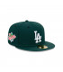 Gorra 59Fifty MLB Los Angeles Dodgers World Series Verde