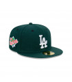 Gorra 59Fifty MLB Los Angeles Dodgers World Series Verde