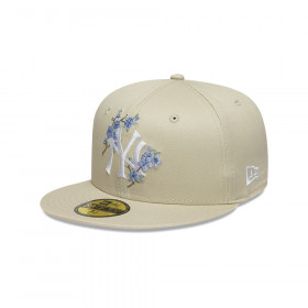 Gorra 59Fifty MLB  New York Yankees Mlb Floral Light Beige