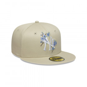 Gorra 59Fifty MLB  New York Yankees Mlb Floral Light Beige