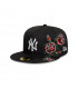 Gorra 59Fifty MLB New York Yankees Floral Black