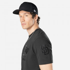 Polo MLB San Diego Padres Logo Select Negro