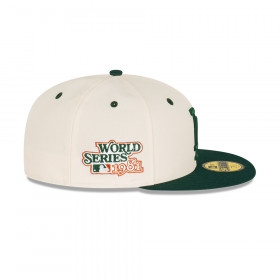 Gorra 59Fifty MLB Los Angeles Dodgers Rsty Green Chrm Blanco