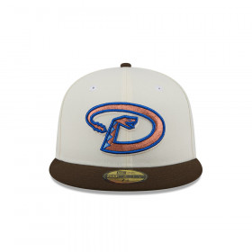 Gorra 59Fifty MLB Arizona Diamondbacks Chrome Walnut Crema
