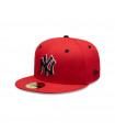 Gorra 59Fifty MLB New York Yankees Scarlet Patch Red