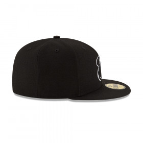 Gorra 59Fifty Miami Heat NBA 5950 Blk/Whi Negro