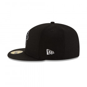 Gorra 59Fifty Miami Heat NBA 5950 Blk/Whi Negro