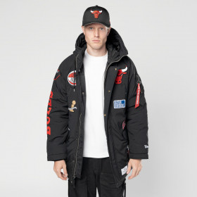 Casaca NBA Chicago Bulls Alpha Industries Negro