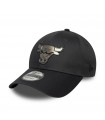Gorra 9Forty NBA Chicago Bulls Metallic Gris