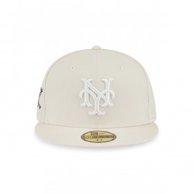 Gorra 59Fifty MLB  New York Mets Coconut Open White