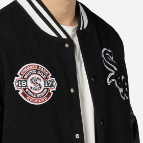 Casaca MLB  Chicago White Sox Patches Black