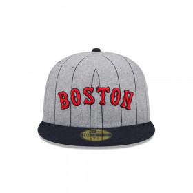 Gorra 59Fifty Boston Red Sox Heather Pinstripe Grey MLB