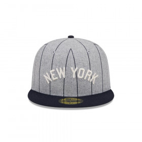 Gorra 59Fifty New York Yankees Heather Pinstripe Grey